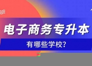 电子商务专升本考哪些科目(电子商务专升本需要考哪些科目)